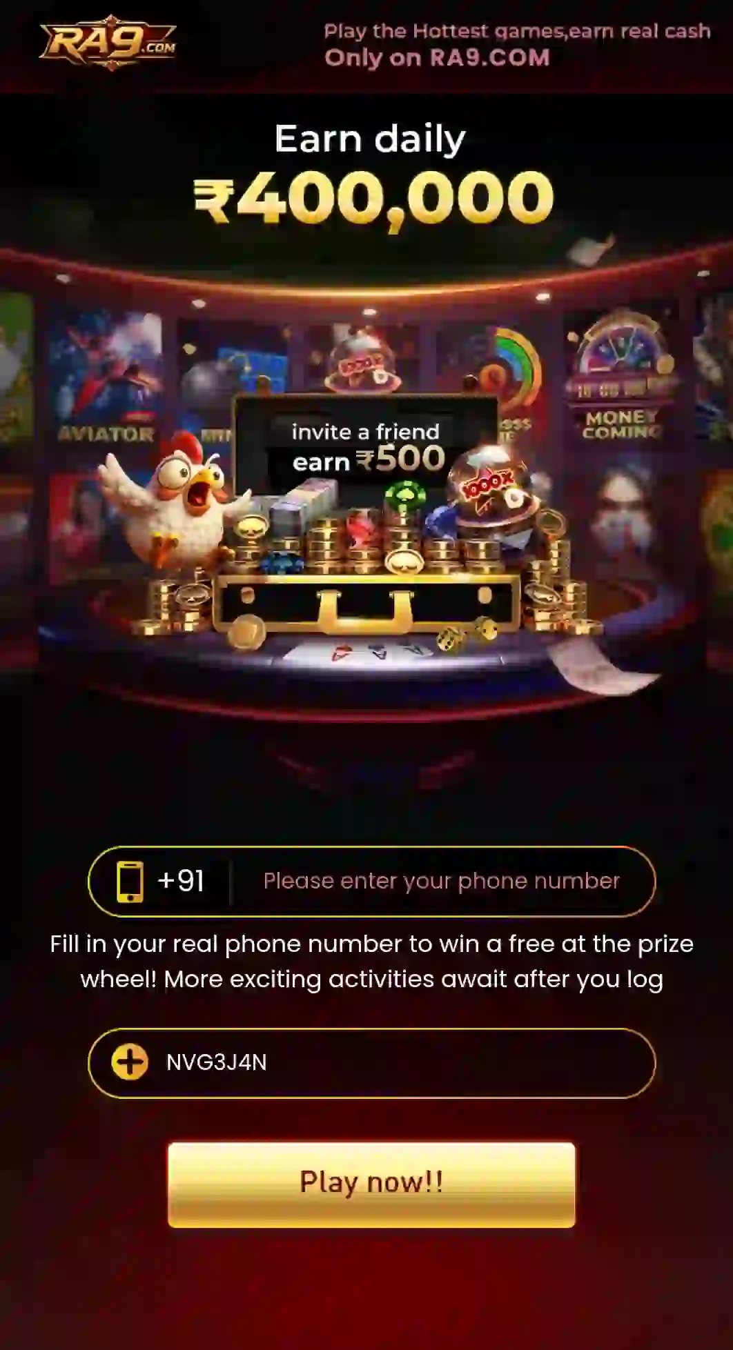 RA9 Game app screenshot 1