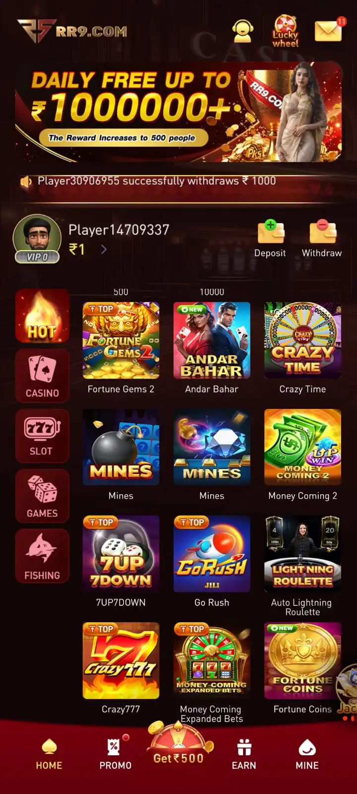 RR9 Game app screenshot 3